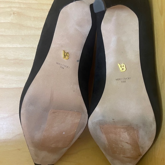 Veronica Beard Black Lisa Suede Pumps - Size 8M - worn once - Picture 8 of 9